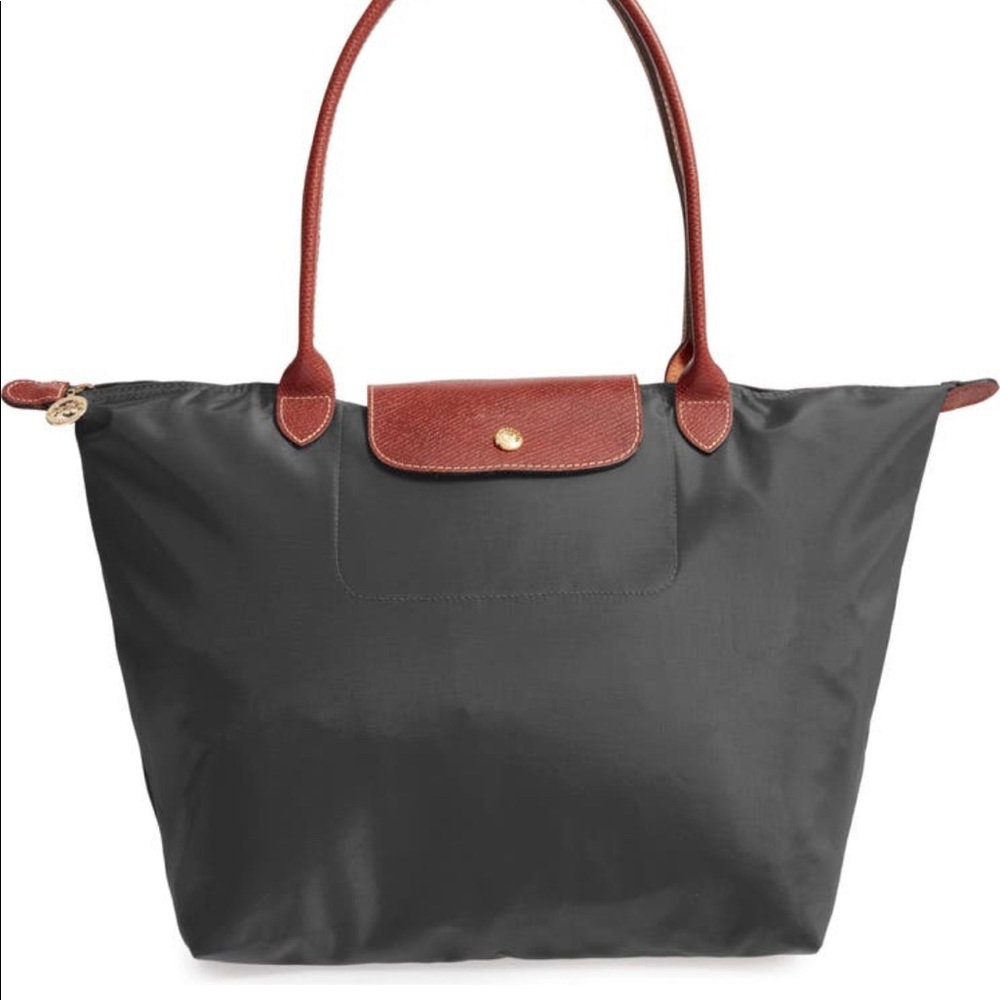 Longchamp Large Le Pliage charcoal